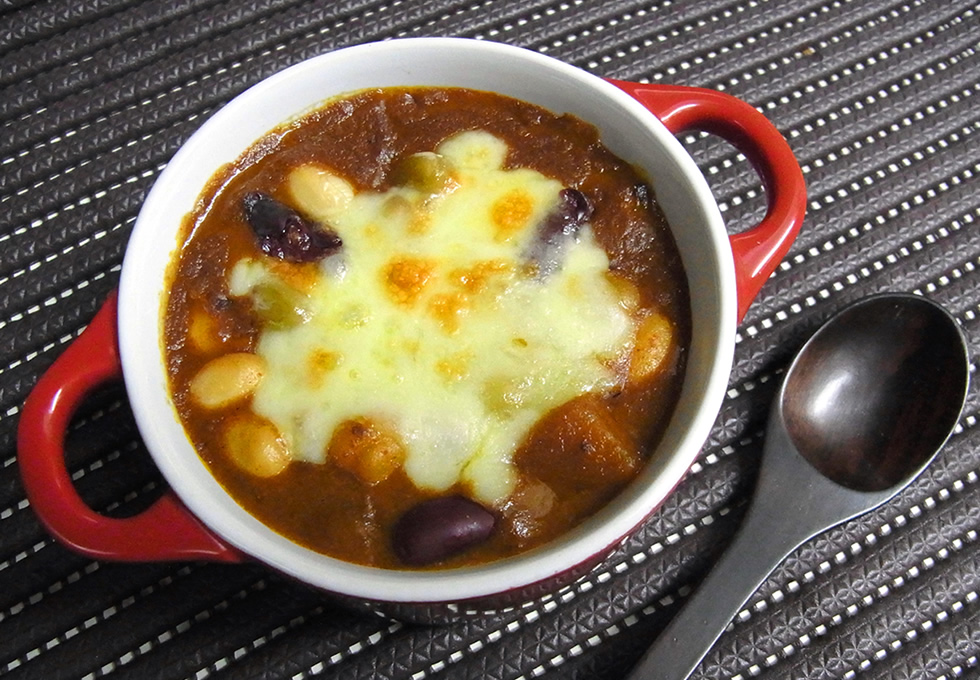 具だくさん スパイシーチリカレービーンズ レトルトカレーのレシピ ボンカレー公式サイト