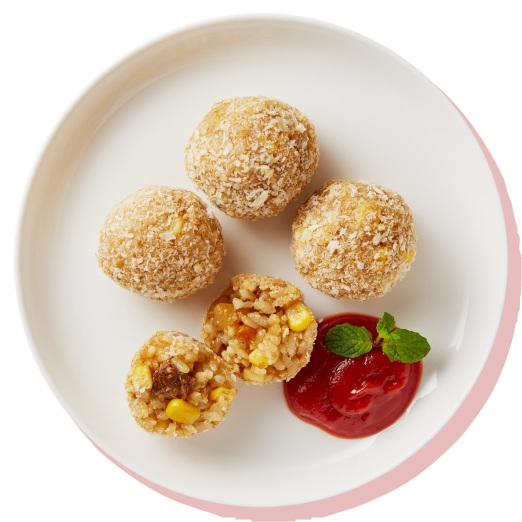 甘くないおやつ 逆さまカレーおはぎ レトルトカレーのレシピ ボンカレー公式サイト